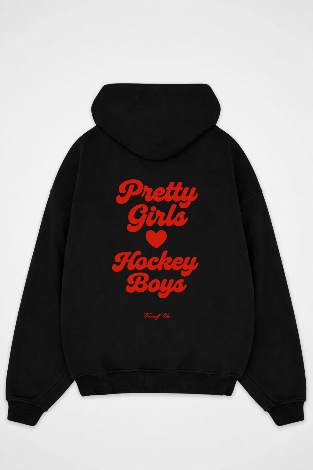 Oversized Hoodie Pretty Girls L Hockey Boys