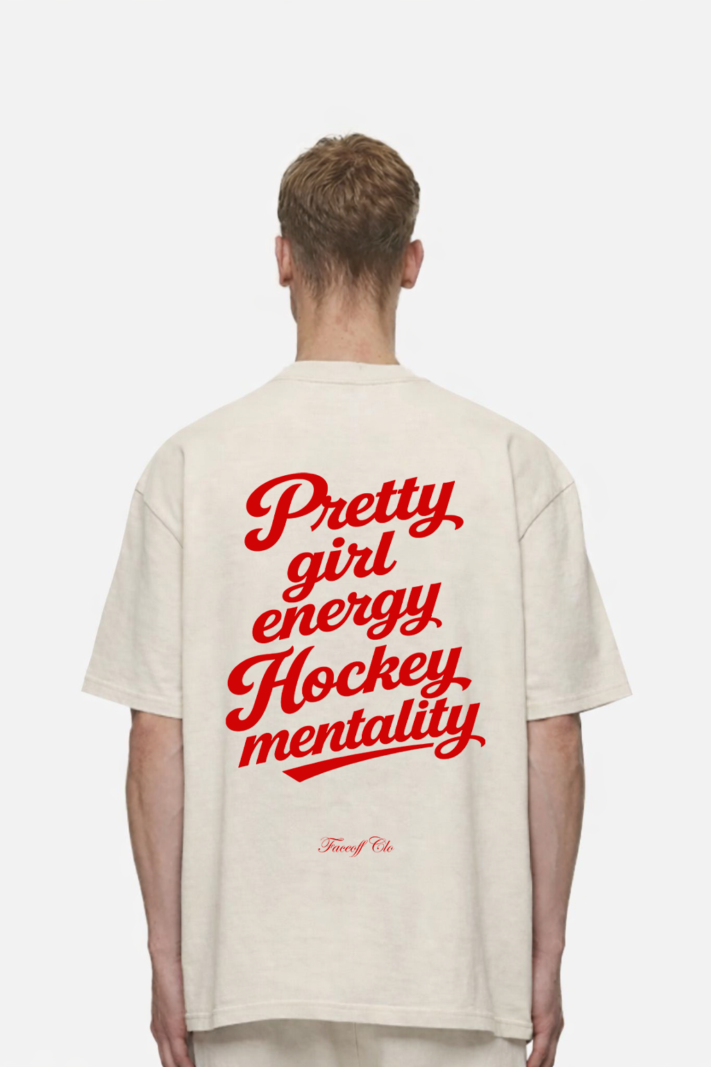Oversized Shirt Pretty Girl energy Hockey Mentality