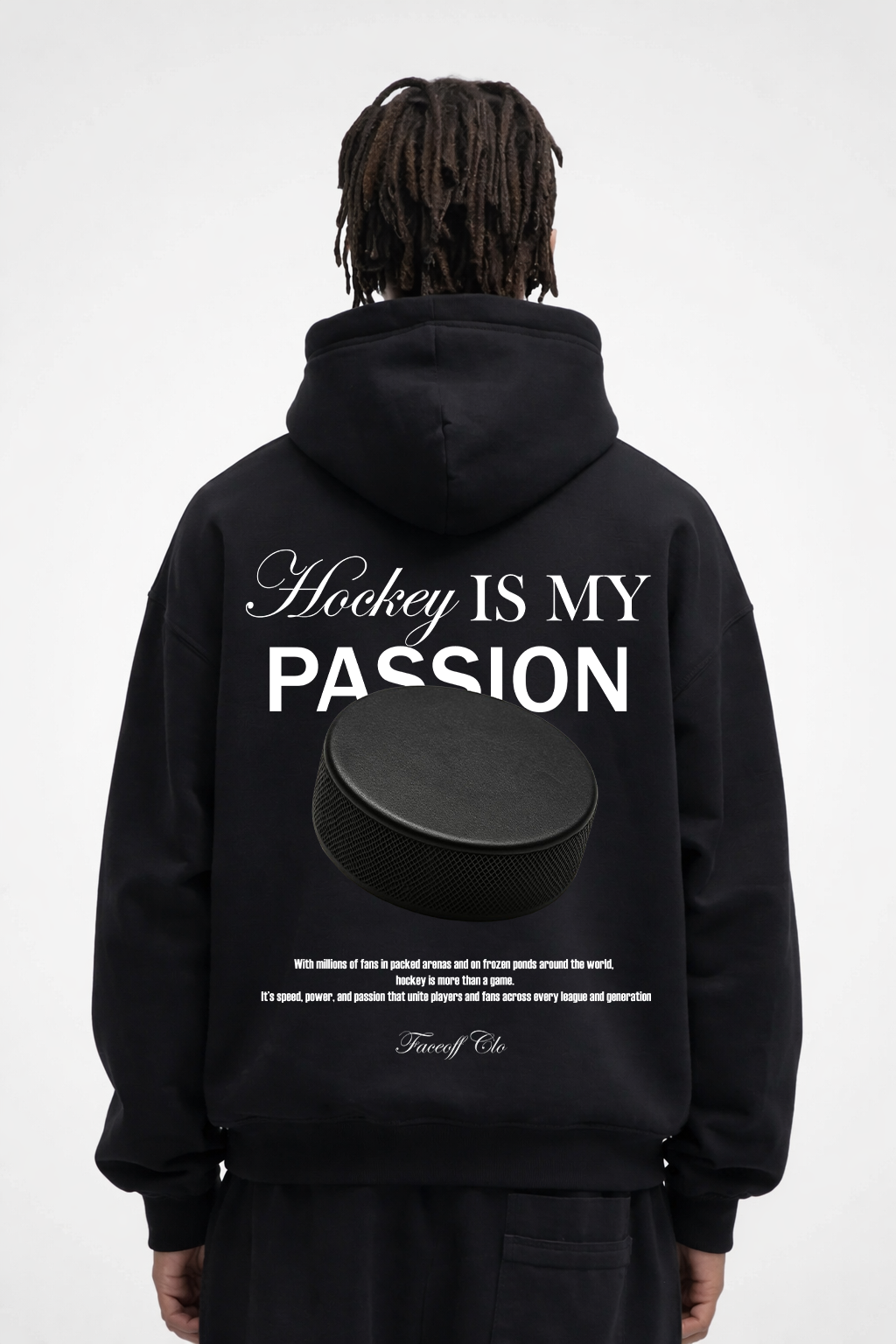 Oversized Hoodie HOCKEY IS MY PASSION