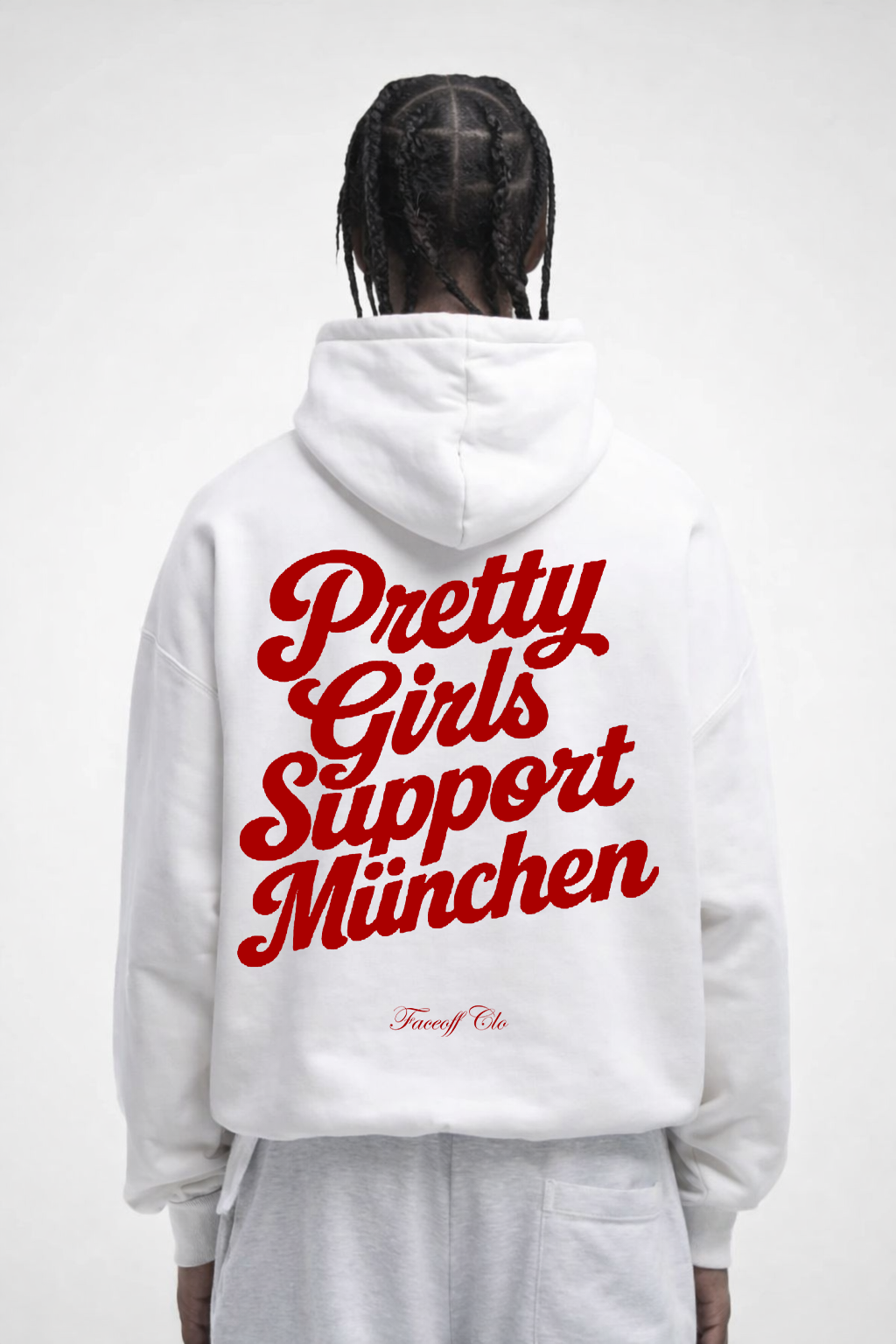 Oversized Hoodie Pretty Girls Support München