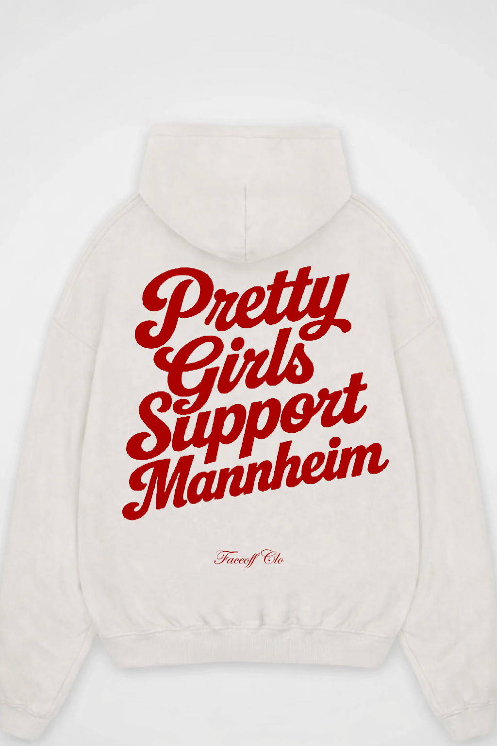 Oversized Hoodie Pretty Girls Support Mannheim