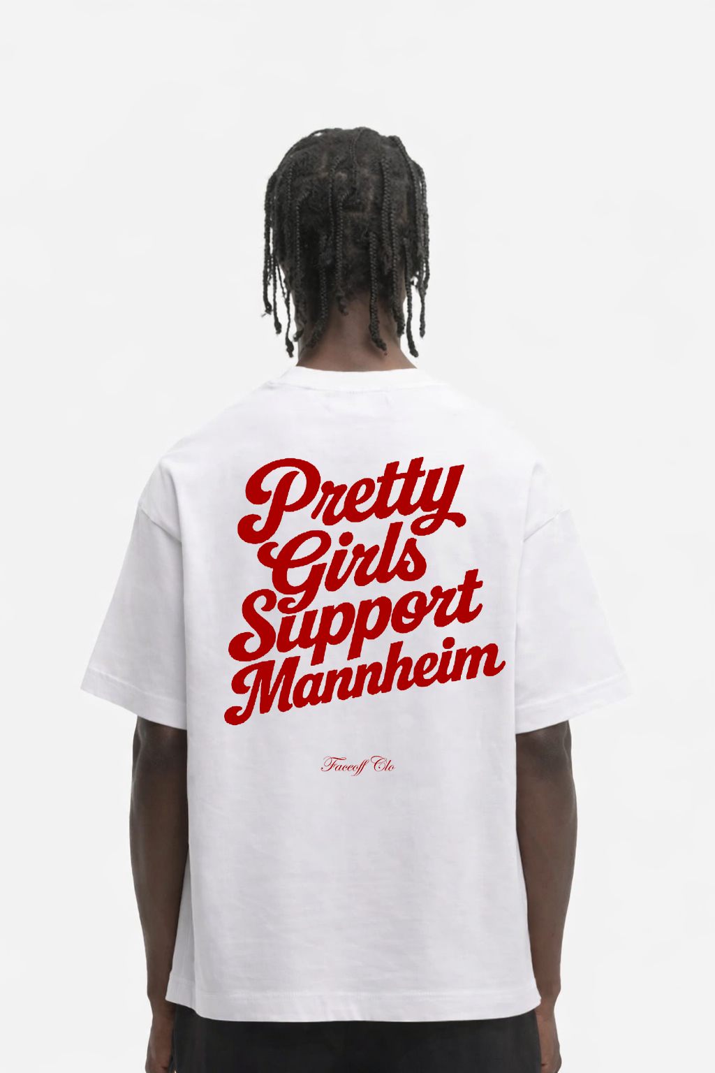 Oversized Shirt Pretty Girls Support Mannheim
