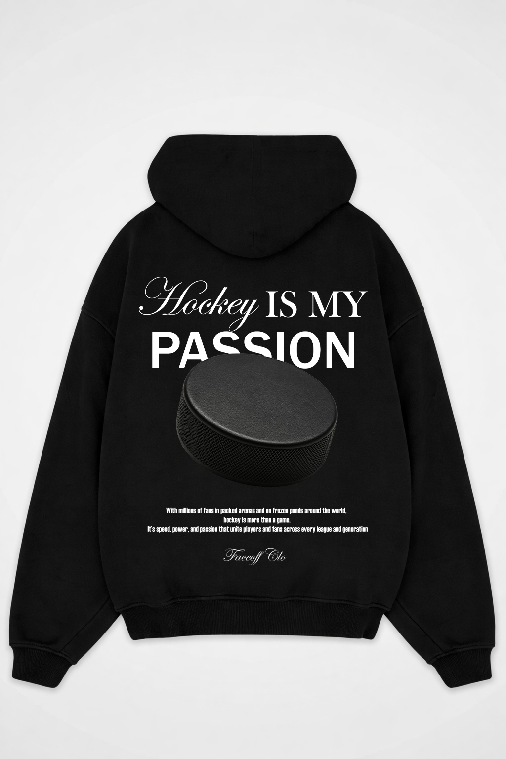Oversized Hoodie HOCKEY IS MY PASSION