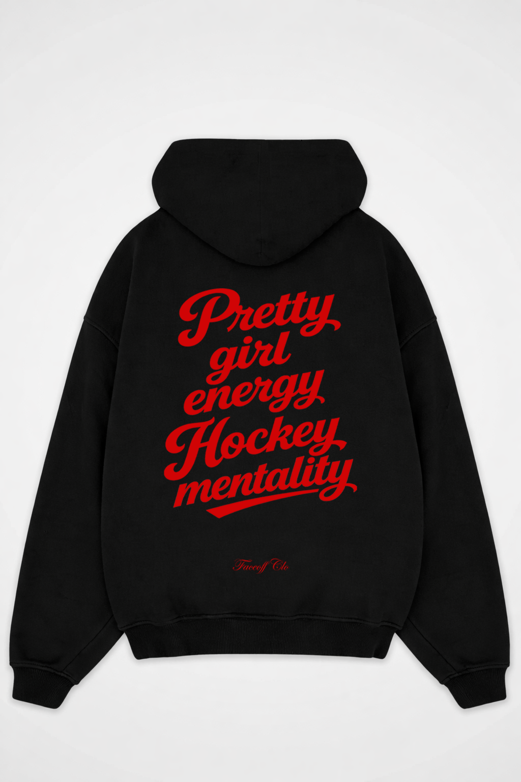 Oversized Hoodie Pretty Girl energy Hockey Mentality