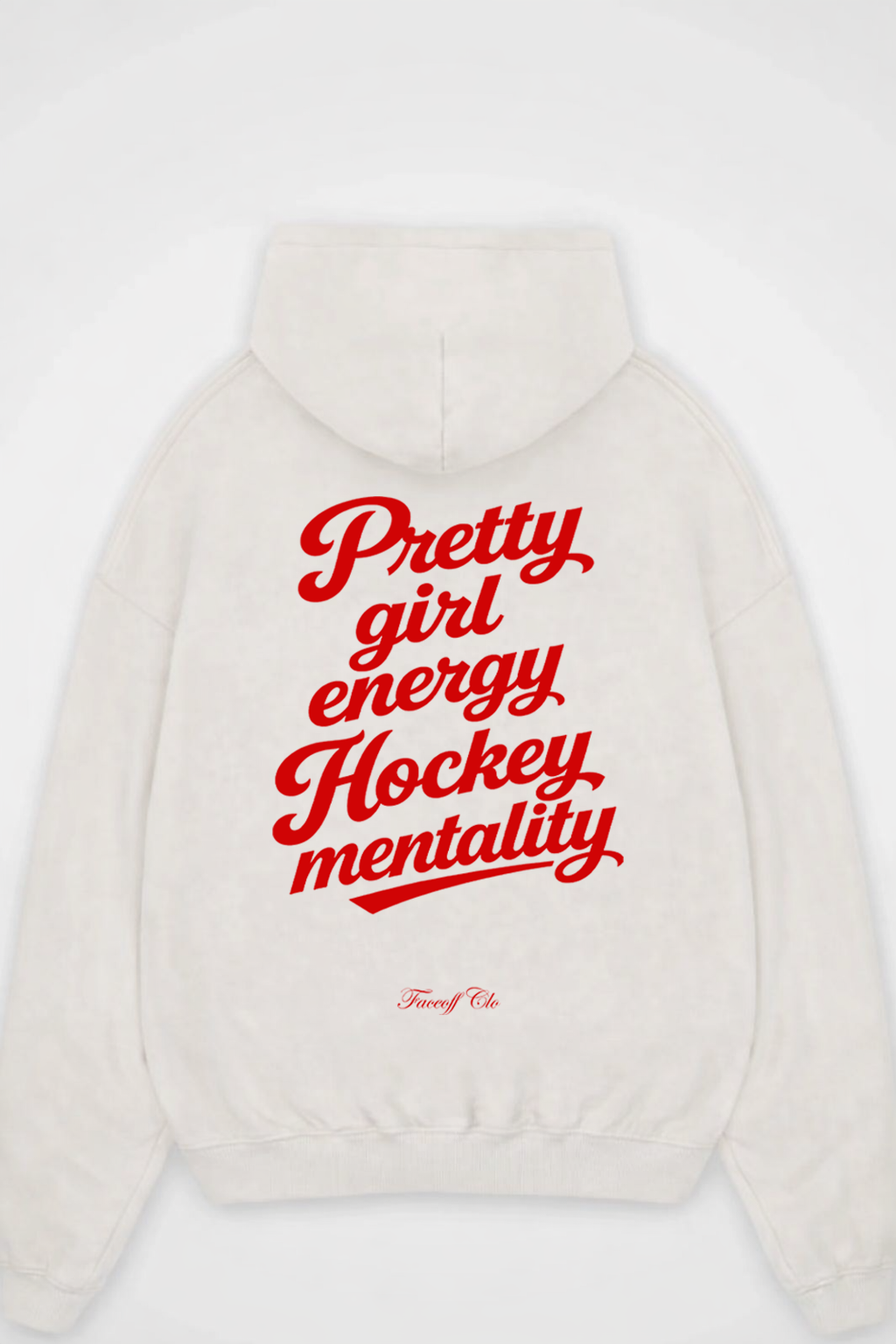Oversized Hoodie Pretty Girl energy Hockey Mentality