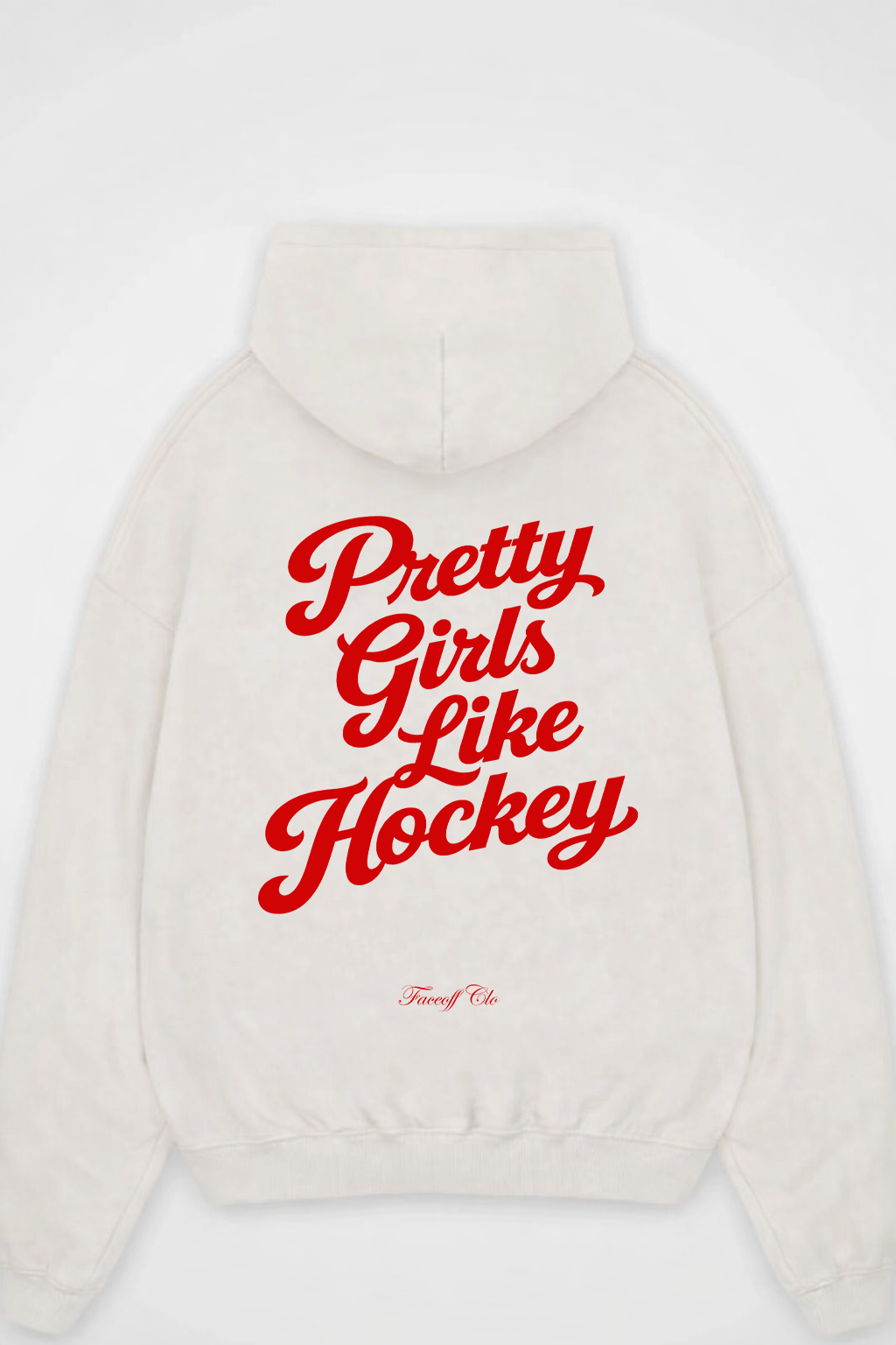 Oversized Hoodie Pretty Girls Like Hockey
