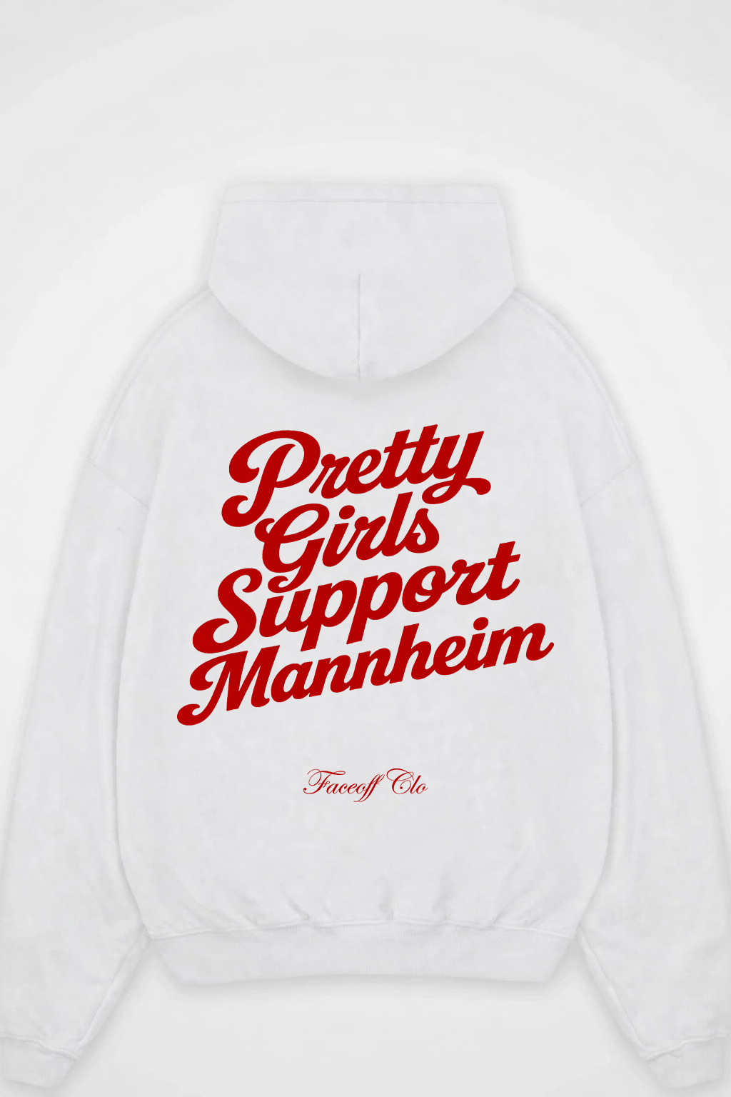 Oversized Hoodie Pretty Girls Support Mannheim