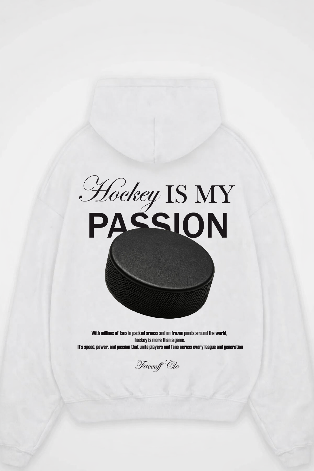 Oversized Hoodie HOCKEY IS MY PASSION