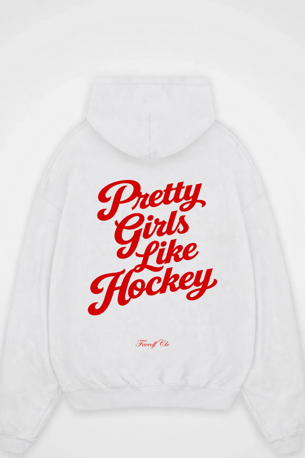 Oversized Hoodie Pretty Girls Like Hockey