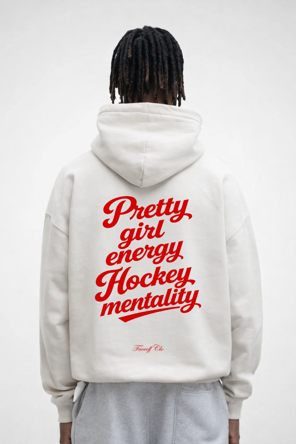 Oversized Hoodie Pretty Girl energy Hockey Mentality