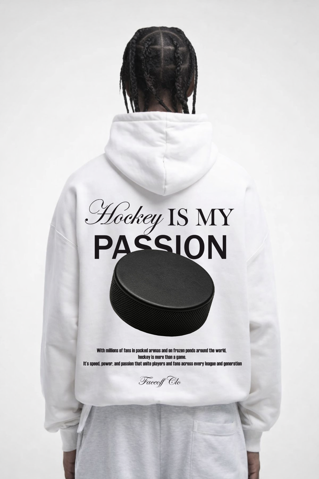 Oversized Hoodie HOCKEY IS MY PASSION