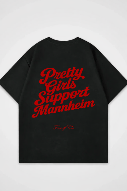 Oversized Shirt Pretty Girls Support Mannheim