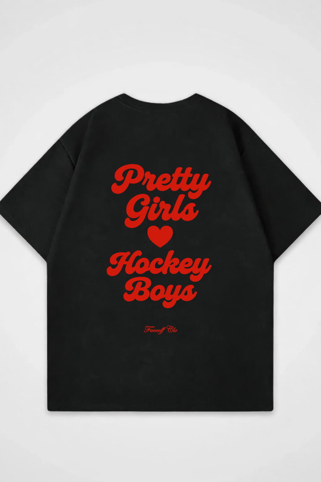 Oversized Shirt Pretty Girls L Hockey Boys