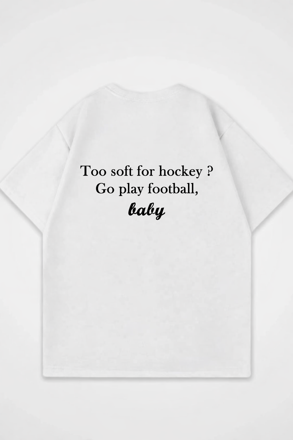 Oversized Shirt Too soft for hockey ?