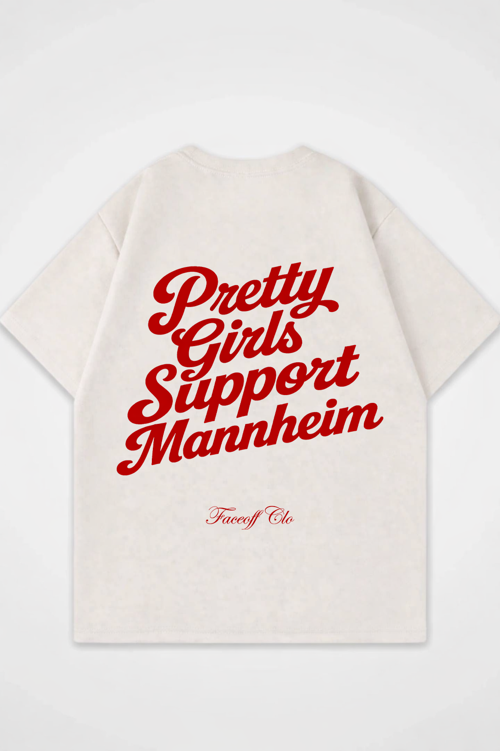 Oversized Shirt Pretty Girls Support Mannheim