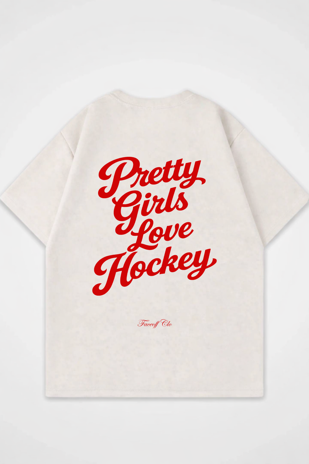 Oversized Shirt Pretty Girls Love Hockey